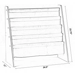4 Tiered Colorful Lined Kids' Sling Magazine Book Rack by Basicwise 8 4 Tiered Colorful Lined Kids' Sling Magazine Book Rack by Basicwise -Basicwise Online Shop 4 colored basicwise kids bookshelves qi003460l a0 1000
