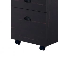 Hawksbury Antique Black File Cabinet With Caster Wheels by SAINT BIRCH -Basicwise Online Shop antique black saint birch file cabinets sbgm4501mfmb 1f 1000