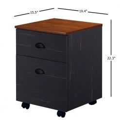 Hawksbury Antique Black File Cabinet With Caster Wheels by SAINT BIRCH -Basicwise Online Shop antique black saint birch file cabinets sbgm4501mfmb 44 1000