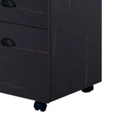 Hawksbury Antique Black File Cabinet With Caster Wheels by SAINT BIRCH -Basicwise Online Shop antique black saint birch file cabinets sbgm4501mfmb 4f 1000
