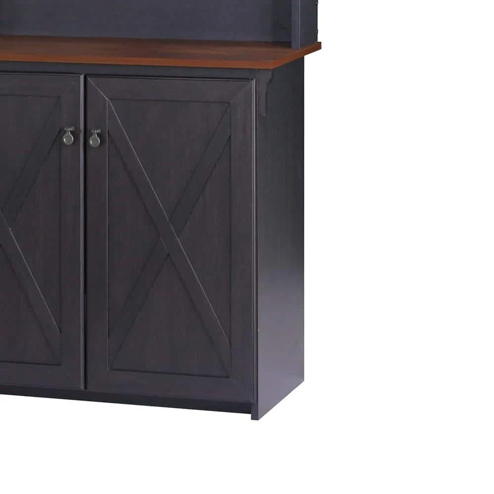 Hawksbury Antique Black Hall Trees With Cabinet by SAINT BIRCH 5 Hawksbury Antique Black Hall Trees With Cabinet by SAINT BIRCH - Image 5