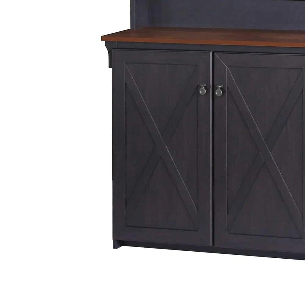 Hawksbury Antique Black Hall Trees With Cabinet by SAINT BIRCH 4 Hawksbury Antique Black Hall Trees With Cabinet by SAINT BIRCH - Image 4