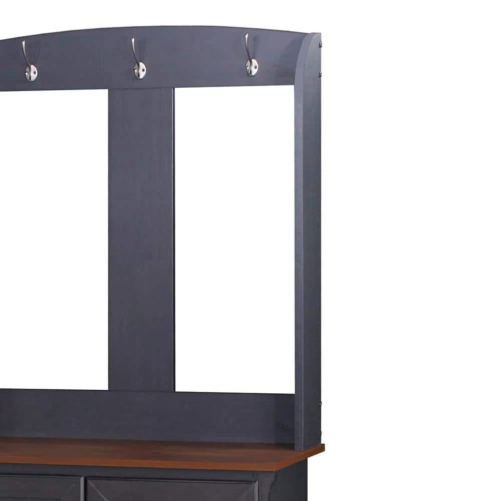 Hawksbury Antique Black Hall Trees With Cabinet by SAINT BIRCH 3 Hawksbury Antique Black Hall Trees With Cabinet by SAINT BIRCH - Image 3