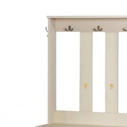 Hawksbury Antique White Hall Trees With Cabinet by SAINT BIRCH -Basicwise Online Shop antique white saint birch hall trees sbgm8518htaw c3 1000