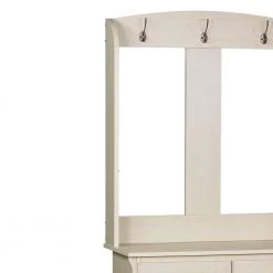 Hawksbury Antique White Hall Trees With Cabinet by SAINT BIRCH 10 Hawksbury Antique White Hall Trees With Cabinet by SAINT BIRCH -Basicwise Online Shop antique white saint birch hall trees sbgm8618htaw c3 1000