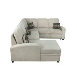 Basicwise Online Shop -Basicwise Online Shop beige lifestyle solutions sectional sofas bkd sect bg set e1 1000
