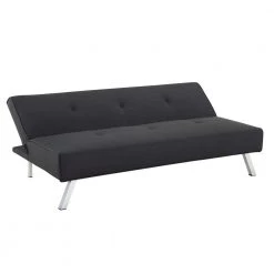 Serta Aisha Black Convertible Sofa, Futon/Sleeper by Lifestyle Solutions -Basicwise Online Shop black lifestyle solutions sofa beds scsops3lu2001 44 1000