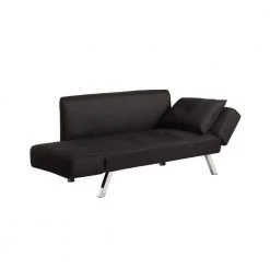Serta Casual Black Convertible Chaya Sofa by Lifestyle Solutions -Basicwise Online Shop black lifestyle solutions sofas couches sc mlcpu2001 1d 1000