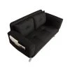 Serta Casual Black Convertible Chaya Sofa by Lifestyle Solutions