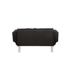 Serta Casual Black Convertible Chaya Sofa by Lifestyle Solutions -Basicwise Online Shop black lifestyle solutions sofas couches sc mlcpu2001 77 1000
