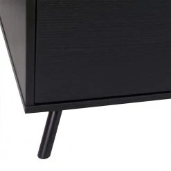 Hayes 71 in. Black Oak TV Stand Fits TV's up to 71 in. by SAINT BIRCH 14 Hayes 71 in. Black Oak TV Stand Fits TV's up to 71 in. by SAINT BIRCH -Basicwise Online Shop black saint birch tv stands sbhy1807tvbo fa 1000