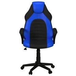 Oren Blue Vegan Leather Gaming Chair by Lifestyle Solutions