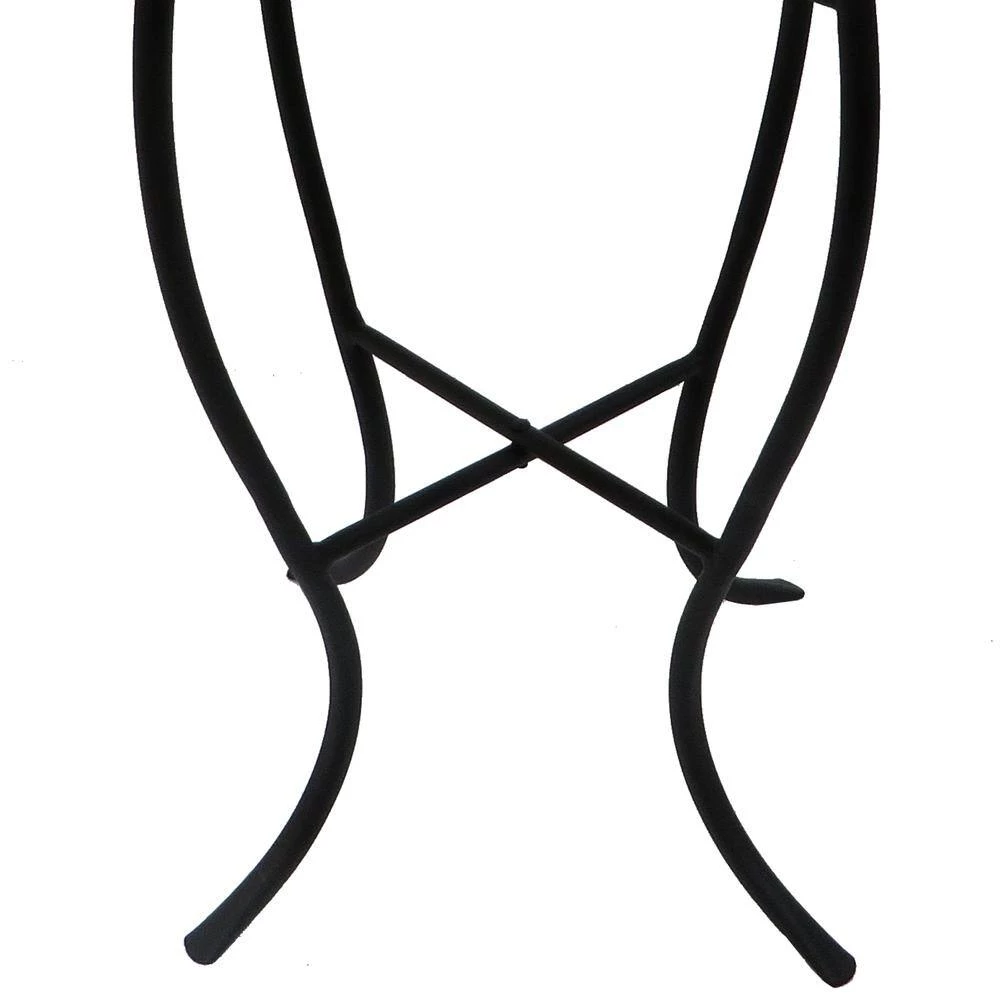 Lori 14 in. Blue 21 in. Round Tile End Table by SAINT BIRCH 5 Lori 14 in. Blue 21 in. Round Tile End Table by SAINT BIRCH - Image 5