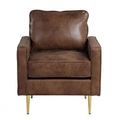 Prem Accent Chair in Brown by Lifestyle Solutions