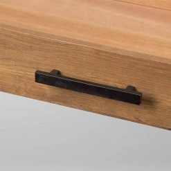 Houston 56 in. Brown Writing Desk by SAINT BIRCH -Basicwise Online Shop brown saint birch writing desks sbas1002wdrb 1f 1000