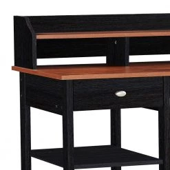 Finley 47.24 in. Brown Writing Desk by SAINT BIRCH -Basicwise Online Shop brown saint birch writing desks sbfl1614hdtb 4f 1000