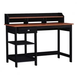 Finley 47.24 in. Brown Writing Desk by SAINT BIRCH -Basicwise Online Shop brown saint birch writing desks sbfl1614hdtb 77 1000