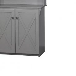 Hawksbury Cape Code Gray Hall Trees With Cabinet by SAINT BIRCH -Basicwise Online Shop cape code gray saint birch hall trees sbgm8620htcg 1f 1000