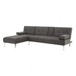 Marcia Charcoal 3 Seater Flip Sectional by Lifestyle Solutions 10 Marcia Charcoal 3 Seater Flip Sectional by Lifestyle Solutions -Basicwise Online Shop charcoal lifestyle solutions sectional sofas mlb sect cc set 1f 1000