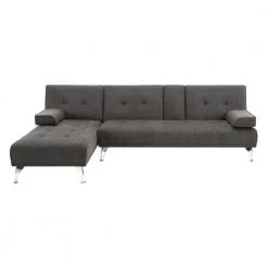 Marcia Charcoal 3 Seater Flip Sectional by Lifestyle Solutions 8 Marcia Charcoal 3 Seater Flip Sectional by Lifestyle Solutions -Basicwise Online Shop charcoal lifestyle solutions sectional sofas mlb sect cc set c3 1000