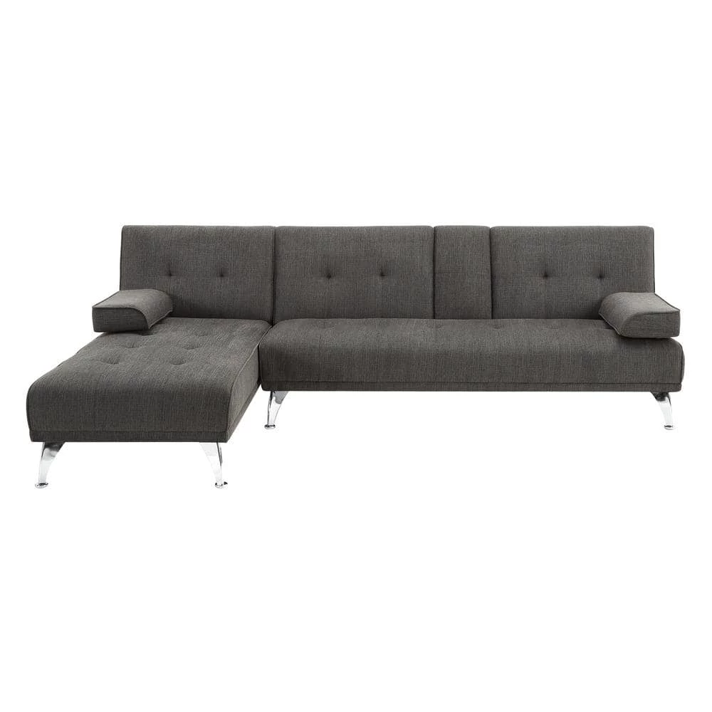Marcia Charcoal 3 Seater Flip Sectional by Lifestyle Solutions 3 Marcia Charcoal 3 Seater Flip Sectional by Lifestyle Solutions - Image 3