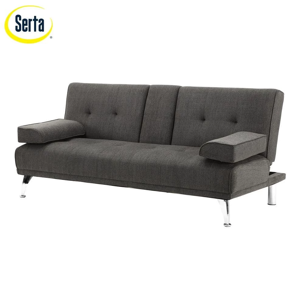 Marcia Charcoal 3 Seater Flip Sectional by Lifestyle Solutions 2 Marcia Charcoal 3 Seater Flip Sectional by Lifestyle Solutions - Image 2