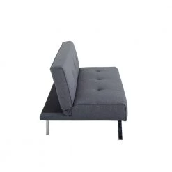 Cam 66.1 in. W Charcoal Solid Fabric Queen Sofa by Lifestyle Solutions -Basicwise Online Shop charcoal lifestyle solutions sofa beds cam 40 1000