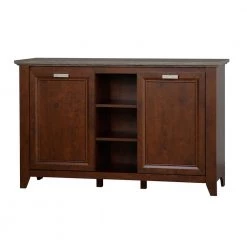 Kenneth Cherry and Gray Oak File Cabinet by SAINT BIRCH