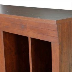 Kenneth 71 in. Rectangular Cherry and Gray Oak Wood 1-Drawer Writing Desk by SAINT BIRCH -Basicwise Online Shop cherry and gray oak saint birch writing desks sbsd12252389 1f 1000