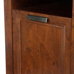 Kenneth 71 in. Rectangular Cherry and Gray Oak Wood 1-Drawer Writing Desk by SAINT BIRCH -Basicwise Online Shop cherry and gray oak saint birch writing desks sbsd1225wdcg 4f 1000