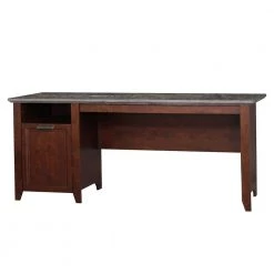 Kenneth 71 in. Rectangular Cherry and Gray Oak Wood 1-Drawer Writing Desk by SAINT BIRCH