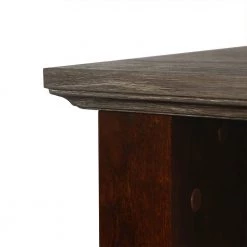 Kenneth 71 in. Rectangular Cherry and Gray Oak Wood 1-Drawer Writing Desk by SAINT BIRCH -Basicwise Online Shop cherry and gray oak saint birch writing desks sbsd1225wdcg c3 1000