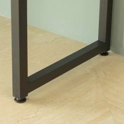 47 in. Cherry Wooden Writing Desk Homes Office Table with Sturdy Metal Frame by Basicwise 12 47 in. Cherry Wooden Writing Desk Homes Office Table with Sturdy Metal Frame by Basicwise -Basicwise Online Shop cherry basicwise computer desks qi003994 cr 1f 1000