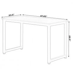 47 in. Cherry Wooden Writing Desk Homes Office Table with Sturdy Metal Frame by Basicwise 14 47 in. Cherry Wooden Writing Desk Homes Office Table with Sturdy Metal Frame by Basicwise -Basicwise Online Shop cherry basicwise computer desks qi003994 cr fa 1000