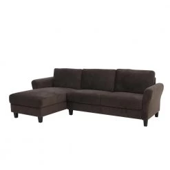 Wesley Coffee Microfiber 3-Seater L-Shaped Left-Facing Sectional Sofa with Rolled Arms by Lifestyle Solutions 10 Wesley Coffee Microfiber 3-Seater L-Shaped Left-Facing Sectional Sofa with Rolled Arms by Lifestyle Solutions -Basicwise Online Shop coffee lifestyle solutions sectional sofas wen sect cf ra 4f 1000