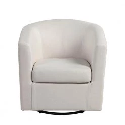 Tina Beige Accent Chair by Lifestyle Solutions