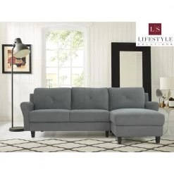 Harvard Dark Gray Microfiber 3-Seater L-Shaped Right-Facing Sectional Sofa with Rolled Arms by Lifestyle Solutions 17 Harvard Dark Gray Microfiber 3-Seater L-Shaped Right-Facing Sectional Sofa with Rolled Arms by Lifestyle Solutions -Basicwise Online Shop dark grey lifestyle solutions sectional sofas hrf sect dgra 31 1000