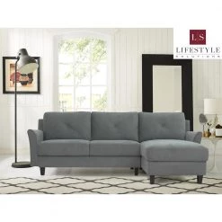 Harvard Dark Gray Microfiber 3-Seater L-Shaped Right-Facing Sectional Sofa with Curved Arms by Lifestyle Solutions 19 Harvard Dark Gray Microfiber 3-Seater L-Shaped Right-Facing Sectional Sofa with Curved Arms by Lifestyle Solutions -Basicwise Online Shop dark grey lifestyle solutions sectional sofas hrf sect dgva 31 1000