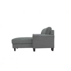 Harvard Dark Gray Microfiber 3-Seater L-Shaped Right-Facing Sectional Sofa with Curved Arms by Lifestyle Solutions 15 Harvard Dark Gray Microfiber 3-Seater L-Shaped Right-Facing Sectional Sofa with Curved Arms by Lifestyle Solutions -Basicwise Online Shop dark grey lifestyle solutions sectional sofas hrf sect dgva 4f 1000