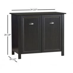 2-Door Ansel 24.7 in. Espresso Storage Cabinet by SAINT BIRCH 13 2-Door Ansel 24.7 in. Espresso Storage Cabinet by SAINT BIRCH -Basicwise Online Shop espresso saint birch accent cabinets sban4012sgep 1f 1000