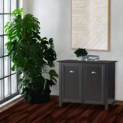 2-Door Ansel 24.7 in. Espresso Storage Cabinet by SAINT BIRCH 14 2-Door Ansel 24.7 in. Espresso Storage Cabinet by SAINT BIRCH -Basicwise Online Shop espresso saint birch accent cabinets sban4012sgep 44 1000