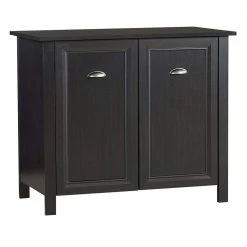 2-Door Ansel 24.7 in. Espresso Storage Cabinet by SAINT BIRCH