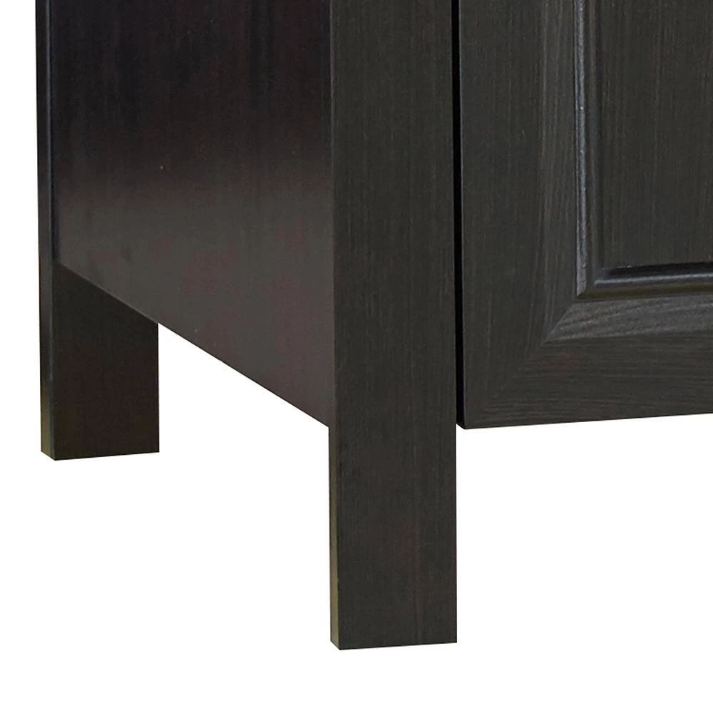 2-Door Ansel 24.7 in. Espresso Storage Cabinet by SAINT BIRCH 4 2-Door Ansel 24.7 in. Espresso Storage Cabinet by SAINT BIRCH - Image 4