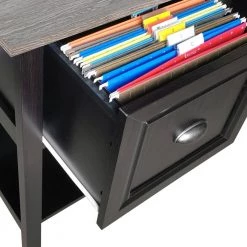 Ansel 56.5 in. Espresso Wood Writing Desks With Keyboard Pullout Tray by SAINT BIRCH 9 Ansel 56.5 in. Espresso Wood Writing Desks With Keyboard Pullout Tray by SAINT BIRCH -Basicwise Online Shop espresso saint birch writing desks sban1012ldep 77 1000