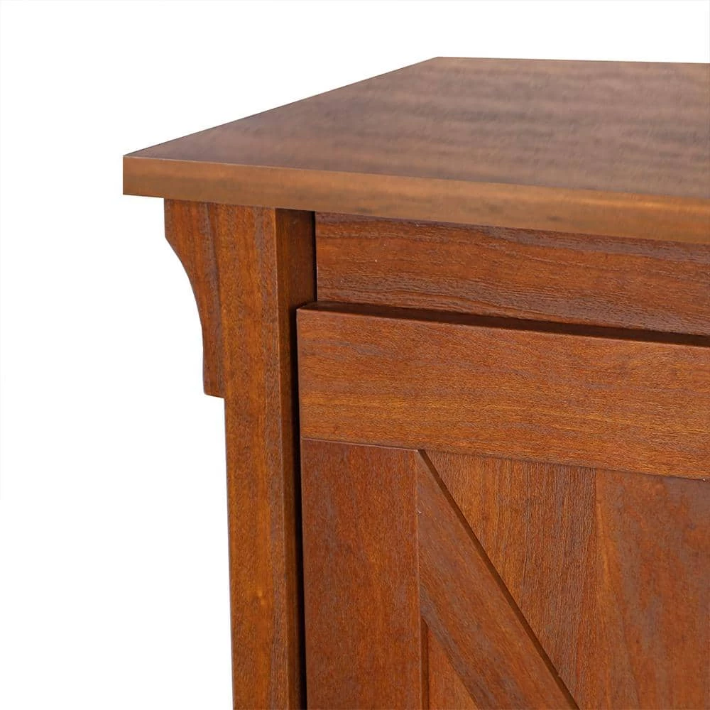 Hawksbury 47.3 in. Rectangular Espresso Wood 2-Drawer Writing Desk by SAINT BIRCH 4 Hawksbury 47.3 in. Rectangular Espresso Wood 2-Drawer Writing Desk by SAINT BIRCH - Image 4