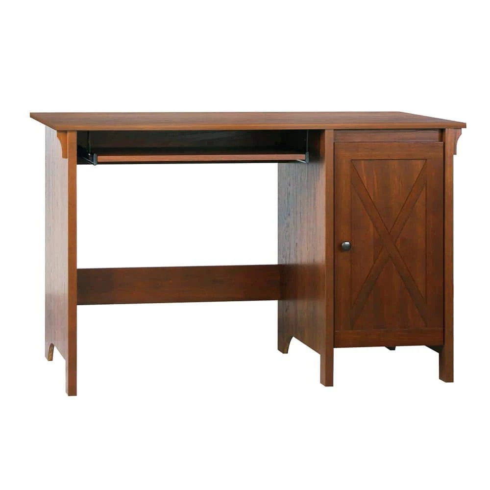 Hawksbury 47.3 in. Rectangular Espresso Wood 2-Drawer Writing Desk by SAINT BIRCH 2 Hawksbury 47.3 in. Rectangular Espresso Wood 2-Drawer Writing Desk by SAINT BIRCH - Image 2