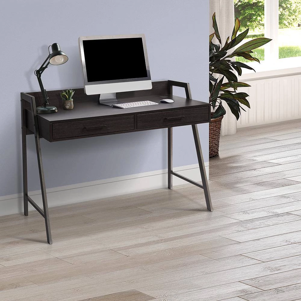 Fenton 47.24 in. Espresso Writing Desk by SAINT BIRCH 7 Fenton 47.24 in. Espresso Writing Desk by SAINT BIRCH - Image 7