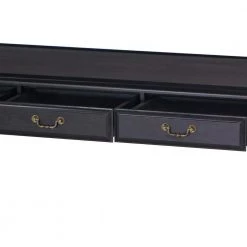 Jiffy 63 in. Rectangular Espresso Wood 0-Drawer Writing Desk by SAINT BIRCH -Basicwise Online Shop espresso saint birch writing desks sbyh1312wdep 1f 1000