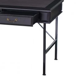 Jiffy 63 in. Rectangular Espresso Wood 0-Drawer Writing Desk by SAINT BIRCH -Basicwise Online Shop espresso saint birch writing desks sbyh1312wdep 4f 1000