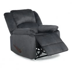 Brennan Comfort Gray Manual Recliner by Lifestyle Solutions 11 Brennan Comfort Gray Manual Recliner by Lifestyle Solutions -Basicwise Online Shop gray lifestyle solutions recliners rcpsdm2616 1f 1000